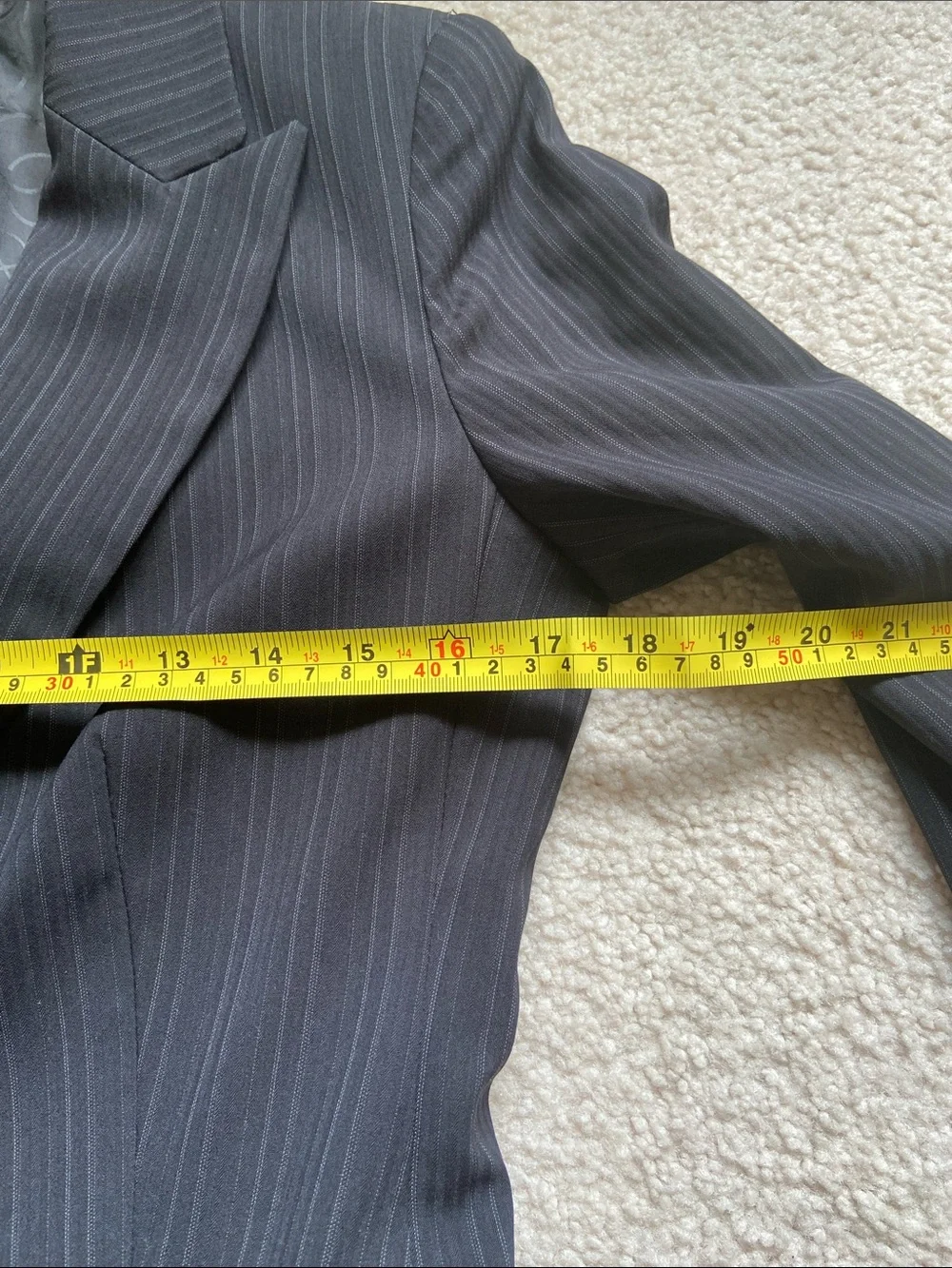 Like New! New York & Company Pinstripe Blazer – Size 2 – Black– Career/Office